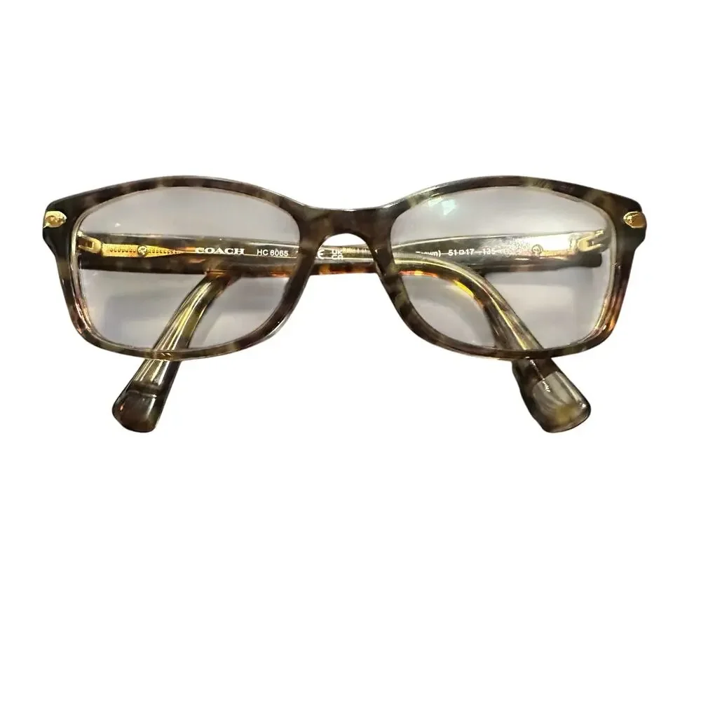 Coach HC6065 Eyeglasses Confetti Light Brown 5287 51mm Women’s Frames